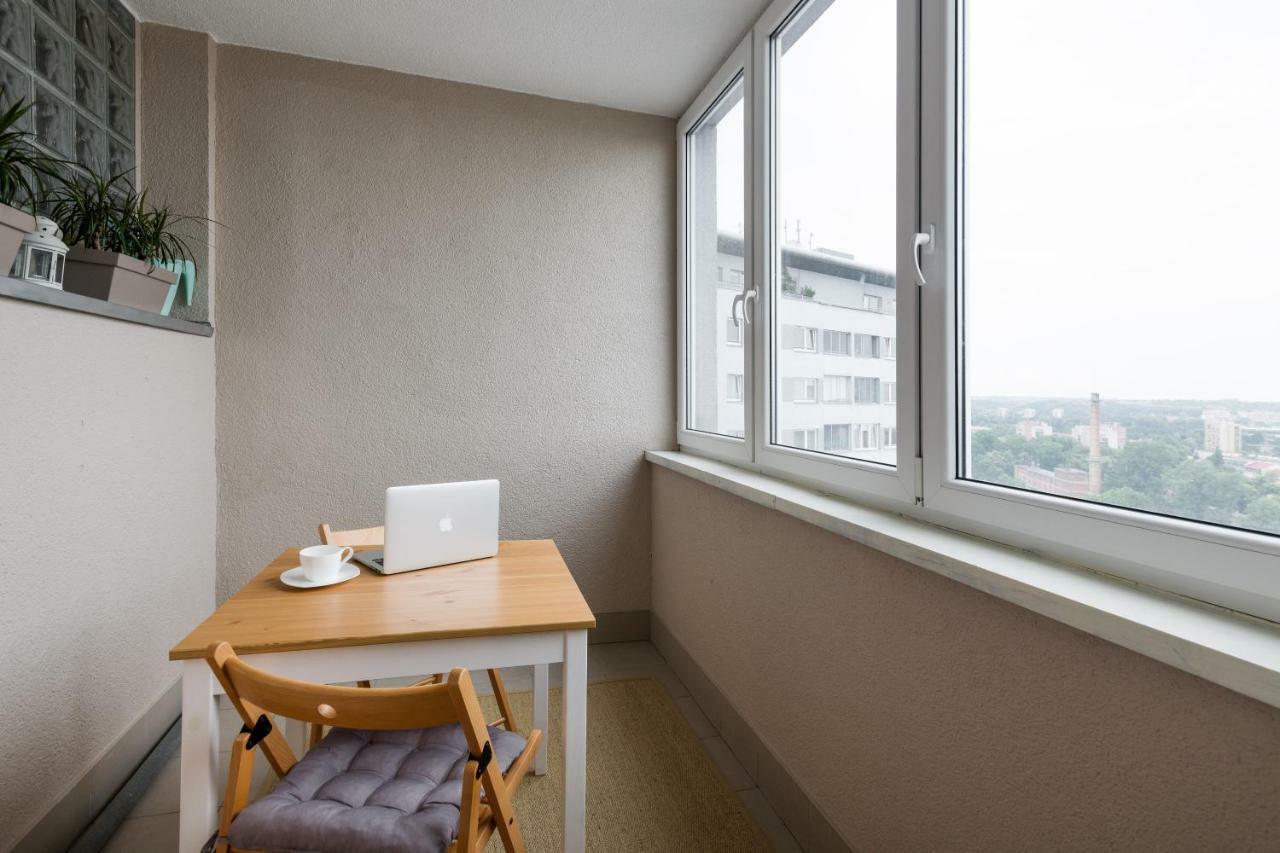 Sunny 1 Room Apartment With The View Over Cracow Cracovia Exterior foto